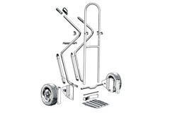 Aufpreis für pannensichere Räder Ø 260 mm für Alukarren
